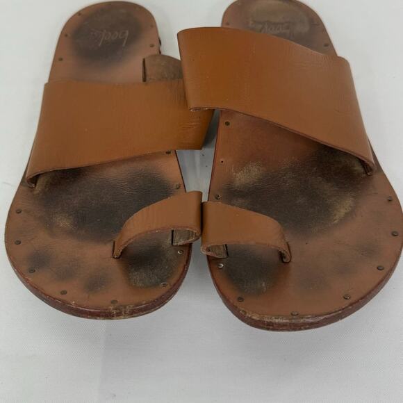 Beek Finch Handmade Leather Sandals with Toe Ring Size 6 - Picture 10 of 10